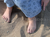 Toes in Sand