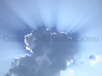 Sun Rays through the Clouds